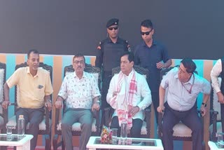cabinet minister Sarbananda Sonowal in Dhubri