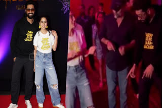 Vicky Kaushal, Sara Ali Khan burn the dance floor at success bash of Zara Hatke Zara Bachke