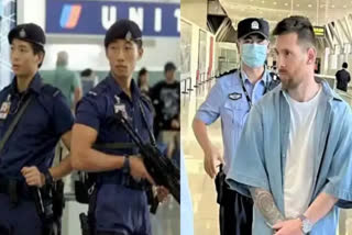 ARGENTINA FOOTBALLER LIONEL MESSI DETAINED BY CHINESE POLICE AT BEIJING AIRPORT FOR PASSPORT DISCREPANCY