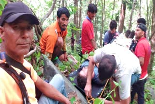 Israeli citizen Rescue from Pulga forest in Kullu.