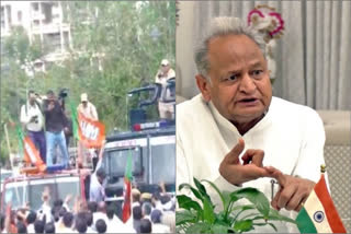 Gehlot's subtle dig at Pilot; BJP faces water cannons during protest against 'corrupt' Rajasthan govt