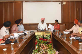 Finance Minister Harpal Cheema's meeting with the Department of Social Justice and Minorities