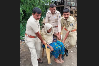 Cops shift 102-year-old handicapped woman from coastal area amid cyclone Biparjoy