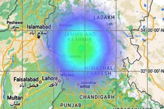 Jammu and Kashmir Earthquake of 4 magnitude  Earthquake of 4 magnitude hits Katra town  Jammu and Kashmir Earthquake  ಕಣಿವೆ ನಾಡಿನಲ್ಲಿ ಪದೇ ಪದೆ ಕಂಪಿಸುತ್ತಿರುವ ಭೂಮಿ  ಬೆಚ್ಚಿಬಿದ್ದ ಜನ  ಣಿವೆ ನಾಡಿನಲ್ಲಿ ಪದೇ ಪದೆ ಭೂಮಿ ಕಂಪಿಸುತ್ತಿದ್ದು  ಕತ್ರಾ ಪಟ್ಟಣದಲ್ಲಿ ಭೂಮಿ ಕಂಪಿಸಿದೆ  ಭೂಕಂಪನದ ತೀವ್ರತೆಯು ರಿಕ್ಟರ್ ಮಾಪಕ  ಜಮ್ಮು ಮತ್ತು ಕಾಶ್ಮೀರದ ಕತ್ರಾ