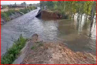 Munak canal broke in Badwasni Village Sonipat