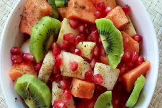 Chaat masala with fruit