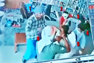 Fight with shopkeeper in Fatehabad
