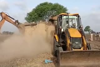 MP Ratlam Bulldozer