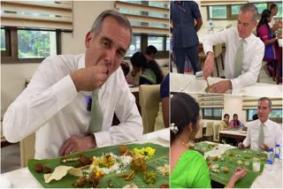 US Ambassador to India Eric Garcetti visited Tamil Nadu Bhawan in Delhi