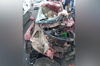 Etv Bharatthree-dead-and-three-injured-in-road-accident-at-ramanagar