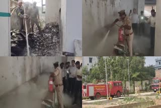 Fire in Prayagraj