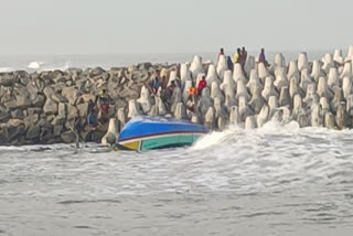 Boat capsize in Uppada