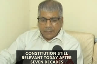 Constitution still relevant today after seven decades:P Ambedkar