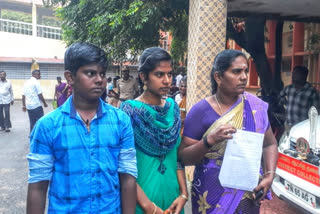 Woman's family petition to District Collector to include inside village