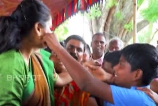 STUDENT TOUCH MLACHEEKS IN CHILAKALURIPETA OF GUNTUR