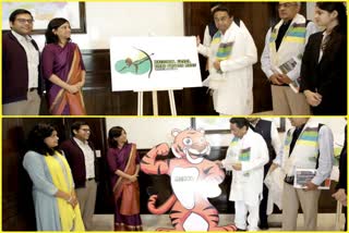 CM unveils national sports competition logo and mascot