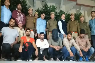 जयपुर, gangster arrested in jaipur, अंतर्राज्यी गिरोह,  6 arrested