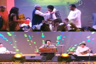 pankaj udhas performed in rajgir