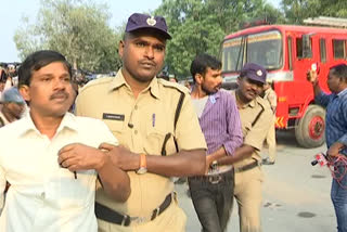 tsrtc_employees_arrest_at_warangal