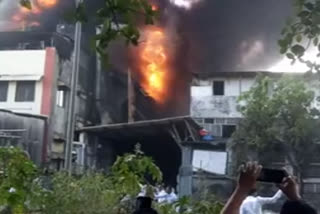 badlapur chemical company suffered heavy fire