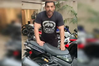 John Abraham share video of his luxurious bike