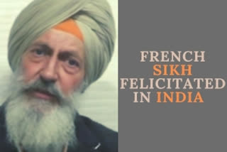 Punjab: French man adopts Sikhism, felicitated for organic farming in India