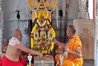 Aradhana Sampanna of Padbhanaba Theertha at Anegondi