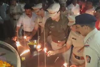 Tribute paid by the Sangli police