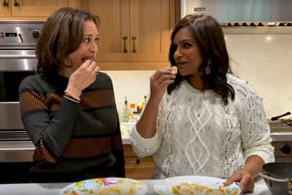 Kamala Harris joins Mindy Kaling to cook Masala Dosa