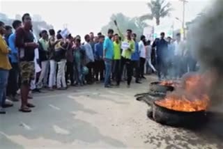 people are agitated due to molestation case of kaimur in rohtas