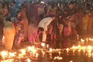 deepostavam at simhachalam varahalakshmi nrusimha swamy temple