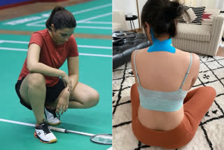 Parineeti comback on badminton court after injury