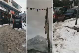 fresh snowfall in kinnaur