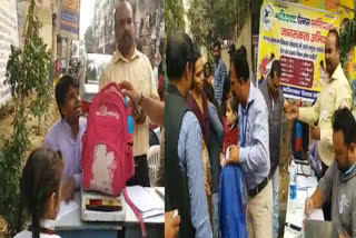 Ghaziabad Parents Association checked school bags