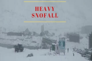 Heavy snowfall in Himachal