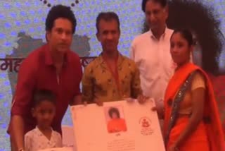 Sachin Tendulkar at Shri Satya Sai Hospital Kharghar Mumbai