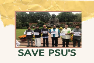 CPI(M) lawmakers protest in Parliament over privatisation of PSUs