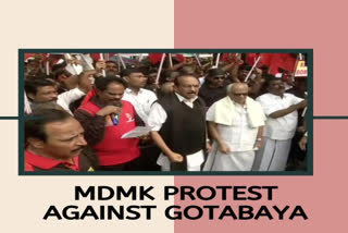 MDMK stages protest