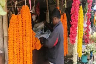 demand of marigold flowers increased during jharkhand election 2019