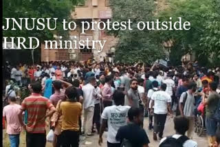 JNUSU to protest outside HRD ministry on Friday