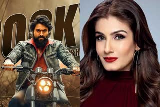 raveena tandon as indhira gandhi  in kgf 2 movie