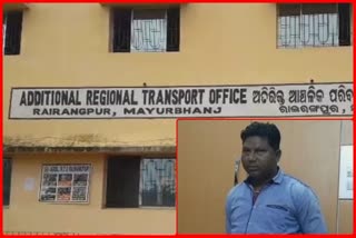 dalal arrested in additional transportation office in rairangpur