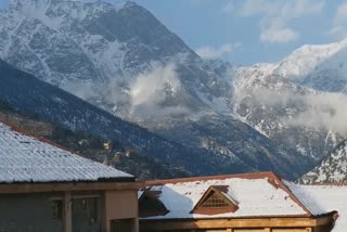 weather cleared after two day snowfall in kinnaur