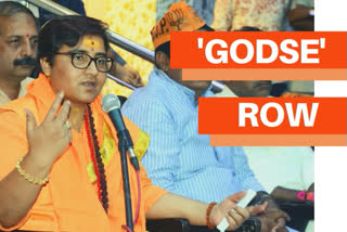 MP Cong workers file complaint against Pragya Thakur over Godse remark