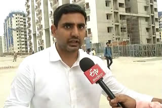 Lokesh fires on ycp minister about amaravati graphics