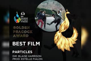 The Golden Peacock Award for the Best Film goes to the movie 'Particles'