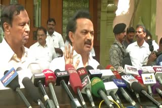 DMK Stalin pressmeet