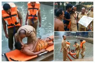 Mockdrill  Mockdrill by Fire Force in sabarimala  bhasmakulam sabarimala  മോക്ഡ്രിൽ  ഭസ്‌മക്കുളത്തില്‍ മോക്ഡ്രിൽ  മോക്ഡ്രിൽ സംഘടിപ്പിച്ച് ഫയര്‍ഫോഴ്‌സ്  ശബരിമല