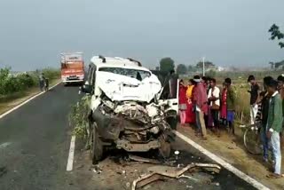 Road accident in jamtara