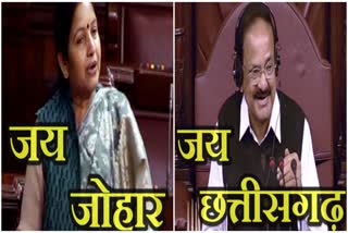 Chhaya Verma raised issue of 8th schedule in Rajya Sabha